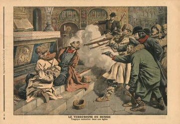 Terrorism in Russia, illustration från 